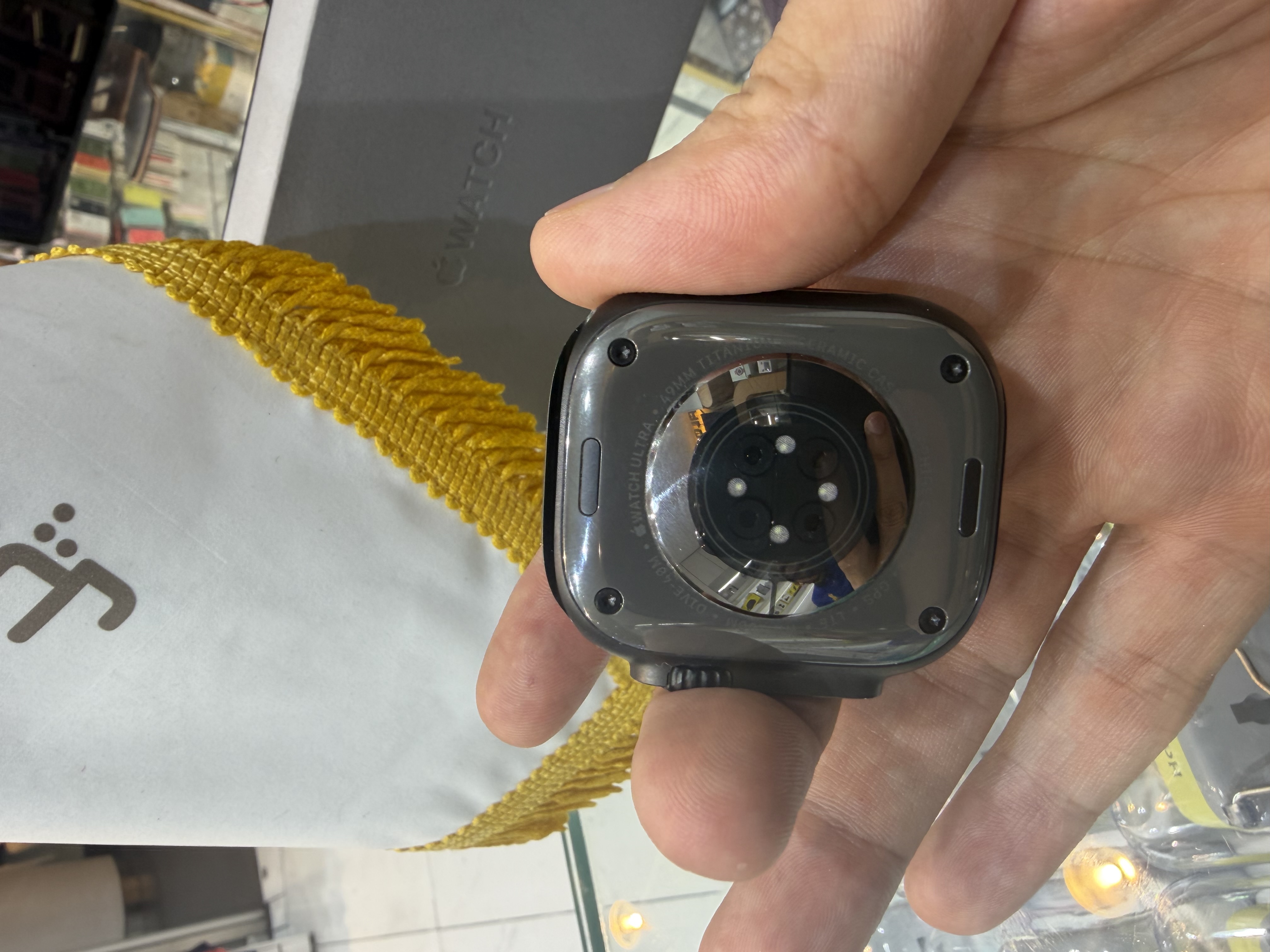 کارکرده : اپل واچ اولترا ۲ سایز ۴۹ میلیمتر مشکی اوشن Apple Watch Ultra 2 49mm Ocean Black