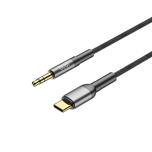 کابل تبدیل AUX به تایپ سی بودی مدل Budi DC150TXA12B طول 1.2 متر