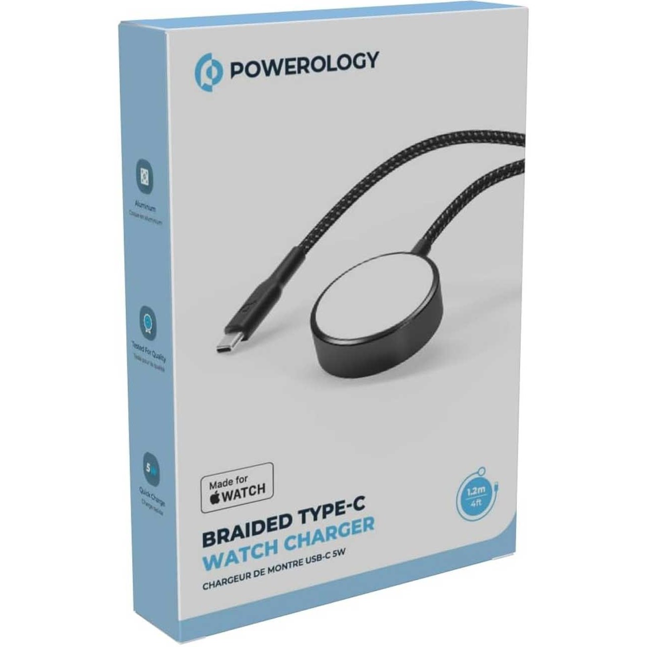 شارژر اپل واچ پاورولوژی مدل Powerology Pcab005 تایپ سی