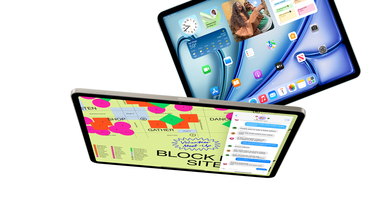 آیپد ایر 7 11 اینچ پردازنده M3 رم ۸ گیگابایت حافظه داخلی 128 گیگابایت iPad Air 7 11 inch 128 Gb M3 Wifi