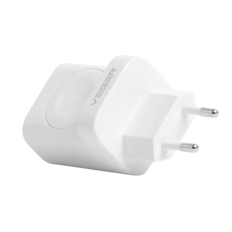 شارژر دیواری VEGER W002E PD 20W با شارژر بی‌سیم Apple Watch