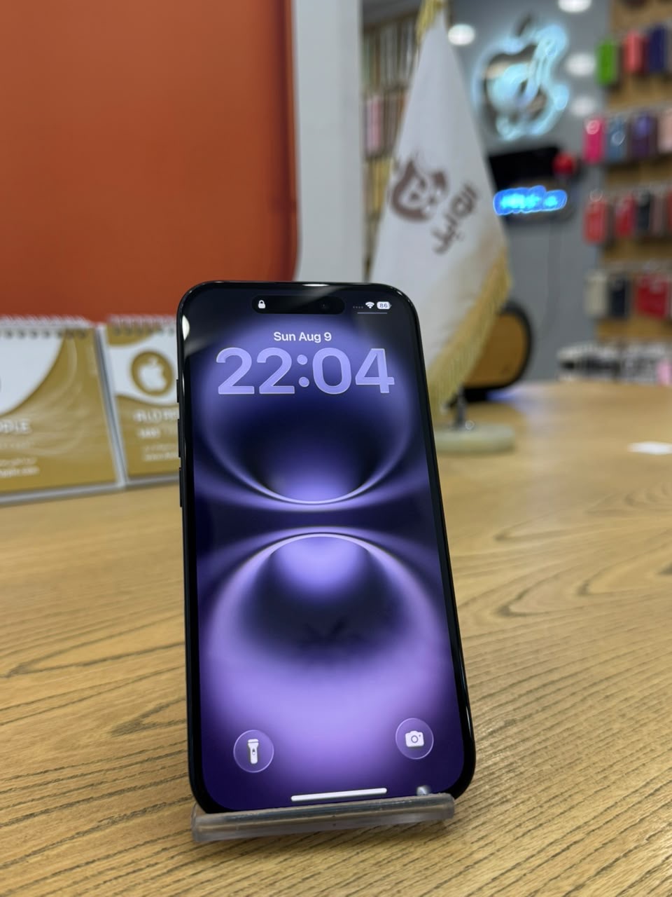 کارکرده : آیفون ۱۶ حافظه ۱۲۸ گیگابایت و رم ۸ گیگابایت رجیستر شده مشکی چین iPhone 16 128 Gb Black CHA