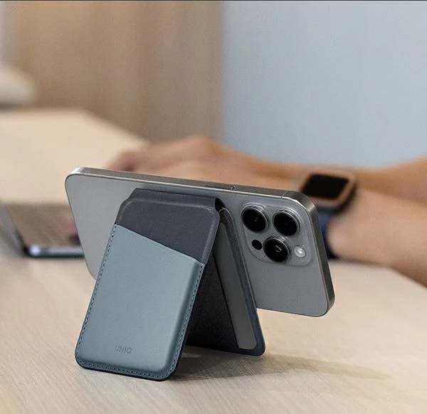 پایه نگهدارنده گوشی و کارت بانکی یونیک مدل UNIQ Lyden DS Wallet stand