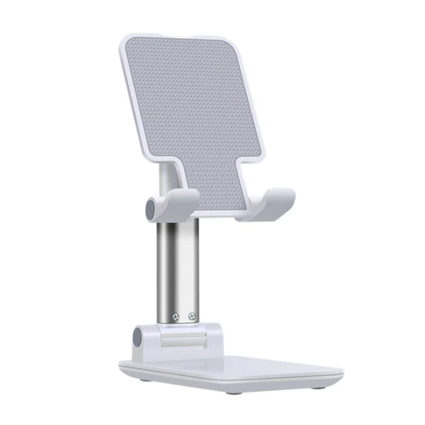 پایه نگهدارنده موبایل و تبلت با چرخش ۳۶۰ درجه پرودو Porodo Desktop Phone & Tablet Stand Adjustable Telescopic Rod - White مدل PDCCT19WH