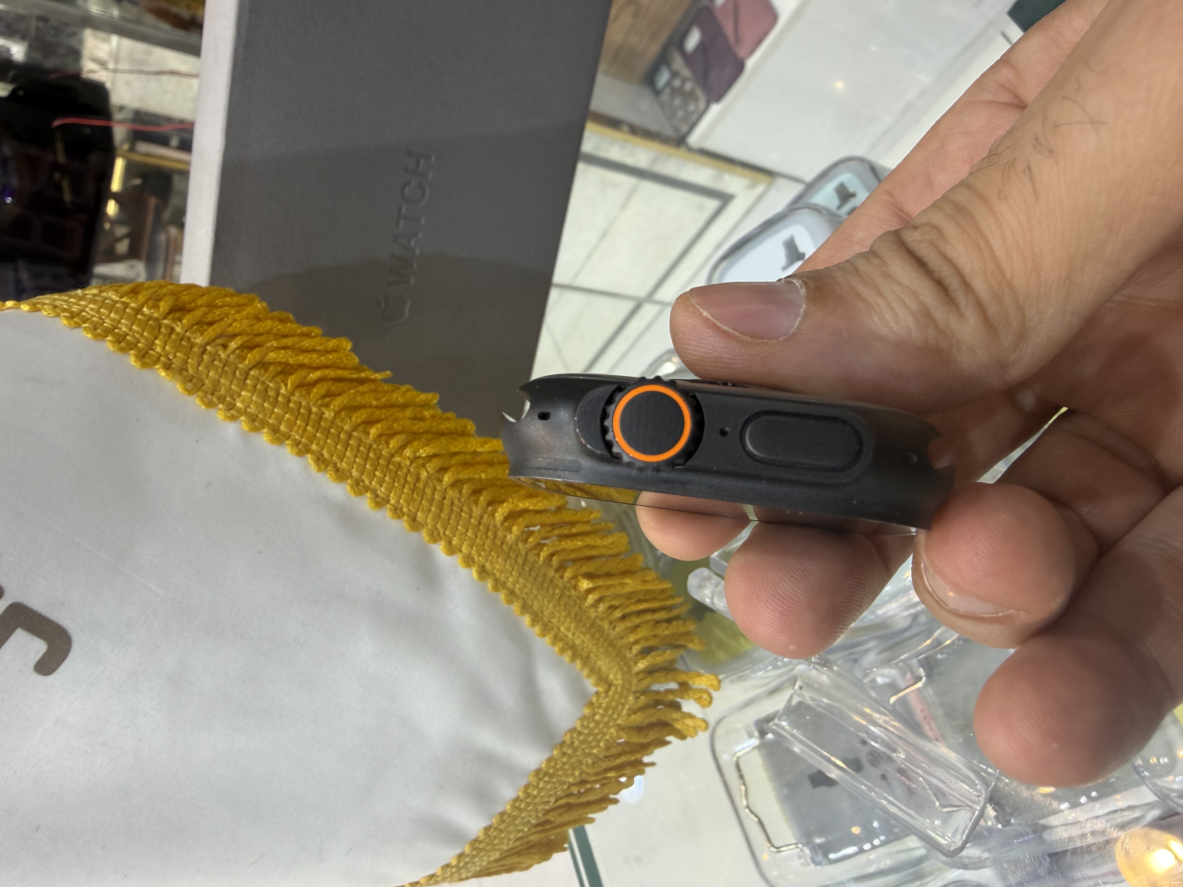 کارکرده : اپل واچ اولترا ۲ سایز ۴۹ میلیمتر مشکی اوشن Apple Watch Ultra 2 49mm Ocean Black