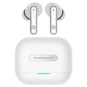 هندزفری بلوتوث پاورولوژی Powerology Hybrid ANC+ECN True Wireless buds PWLAU010