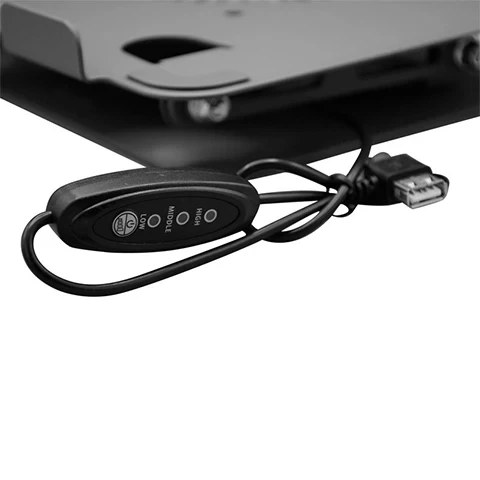 استند لپ‌تاپ با فن خنک کننده گرین لاین ADJUSTABLE LAPTOP STAND WITH COOLING FAN