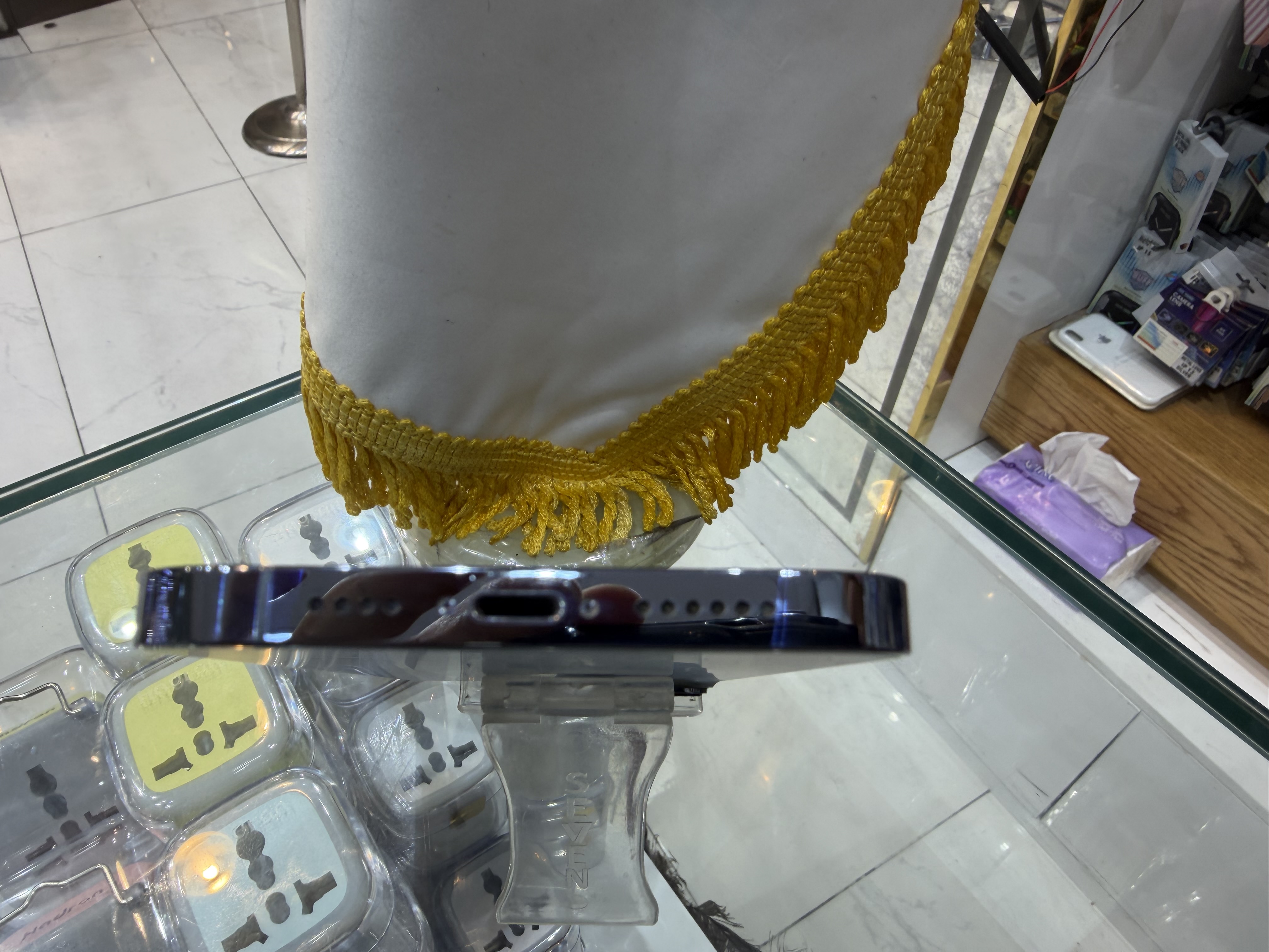 کارکرده : آیفون ۱۳ پرومکس حافظه ۵۱۲ گیگابایت و رم ۶ گیگابایت آبی سنگاپور iPhone 13 Pro Max 512 Gb Blue ZAA