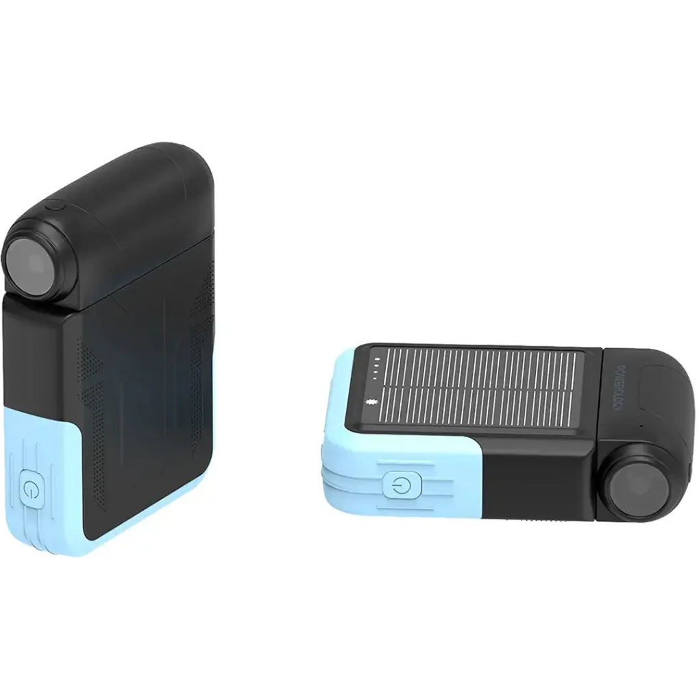 پاوربانک پاورولوژی Powerology Sante 10000mAh Solar Power Bank PPBDS05BK