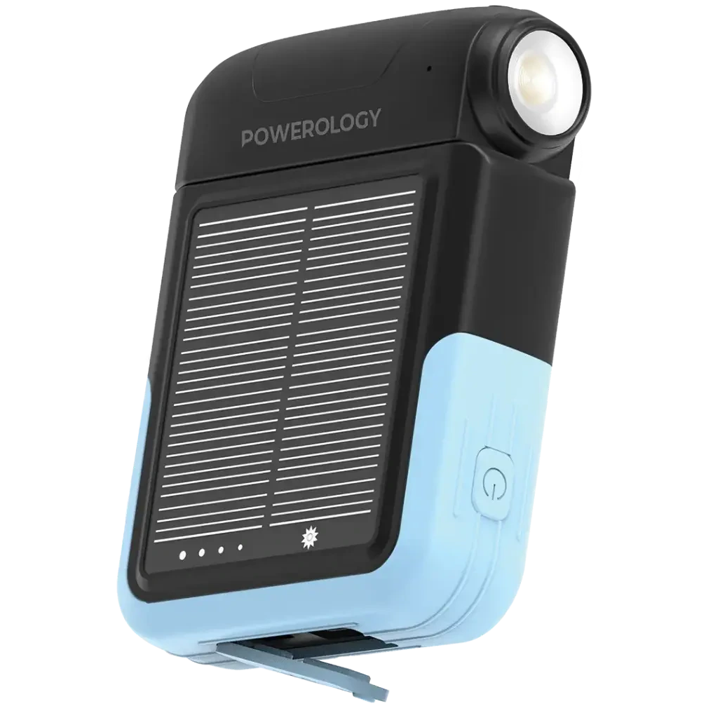 پاوربانک پاورولوژی Powerology Sante 10000mAh Solar Power Bank PPBDS05BK