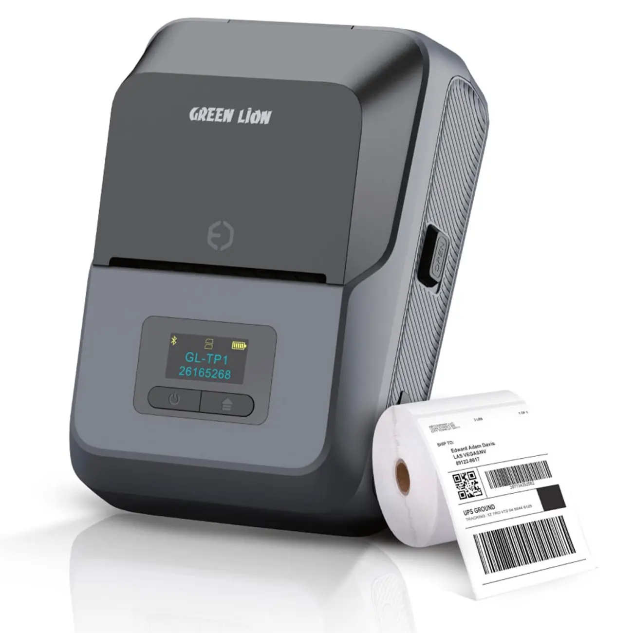 پرینتر حرارتی قابل حمل گرین لاین مدل GNTHPRINTGY Green Lion Thermal Printer