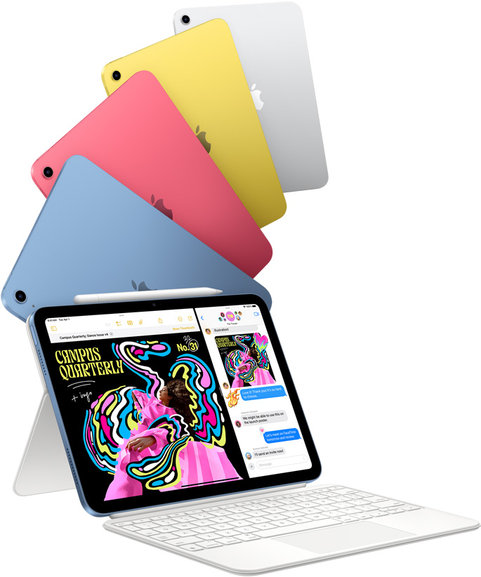 آیپد 11 2025 پردازنده A16 حافظه 256 گیگابایت و رم ۶ گیگابایت 11 اینچ iPad 11 A16 256 Gb wifi