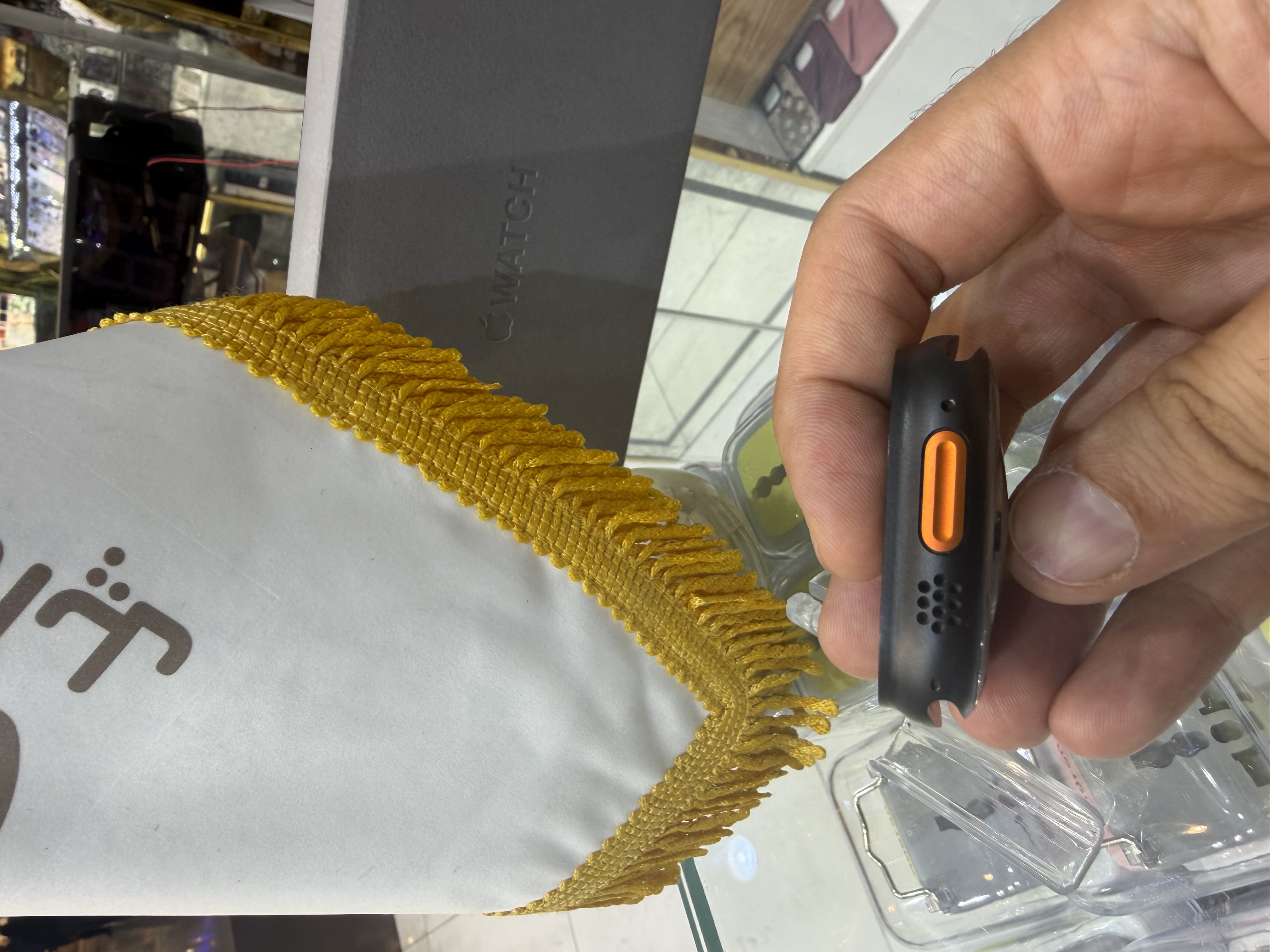کارکرده : اپل واچ اولترا ۲ سایز ۴۹ میلیمتر مشکی اوشن Apple Watch Ultra 2 49mm Ocean Black