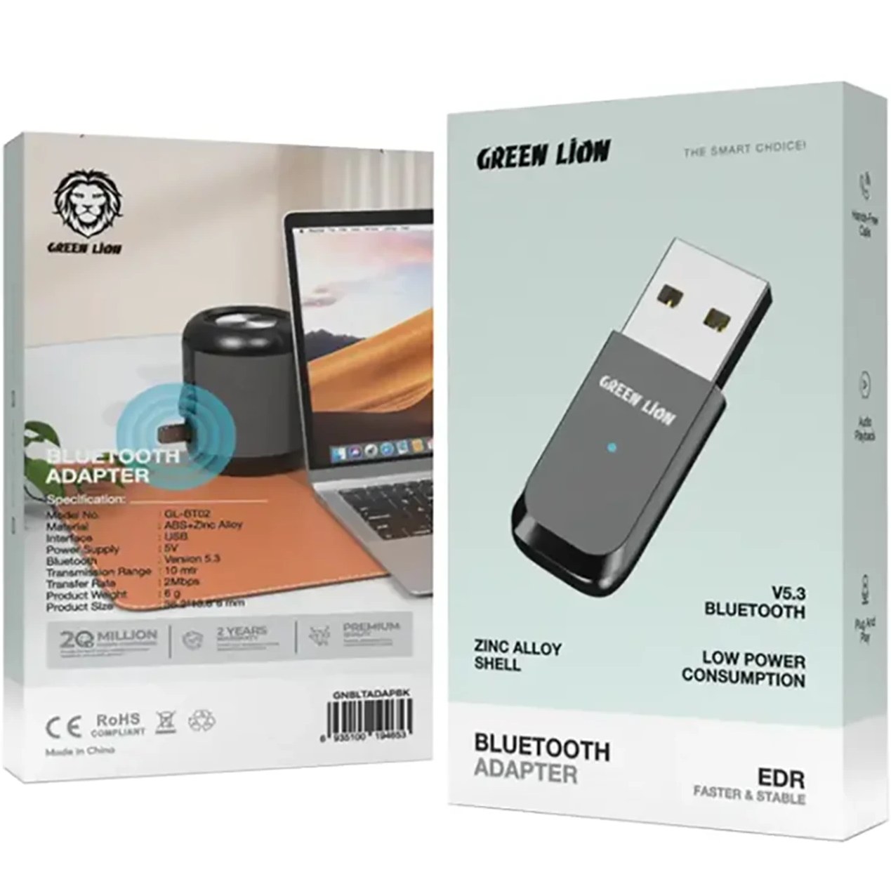 Green Lion دانگل بلوتوث گرین لاین مدل Zinc Alloy Shell