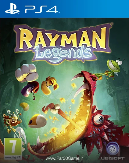 کارکرده : دیسک بازی Rayman Legends برای پلی استیشن 4