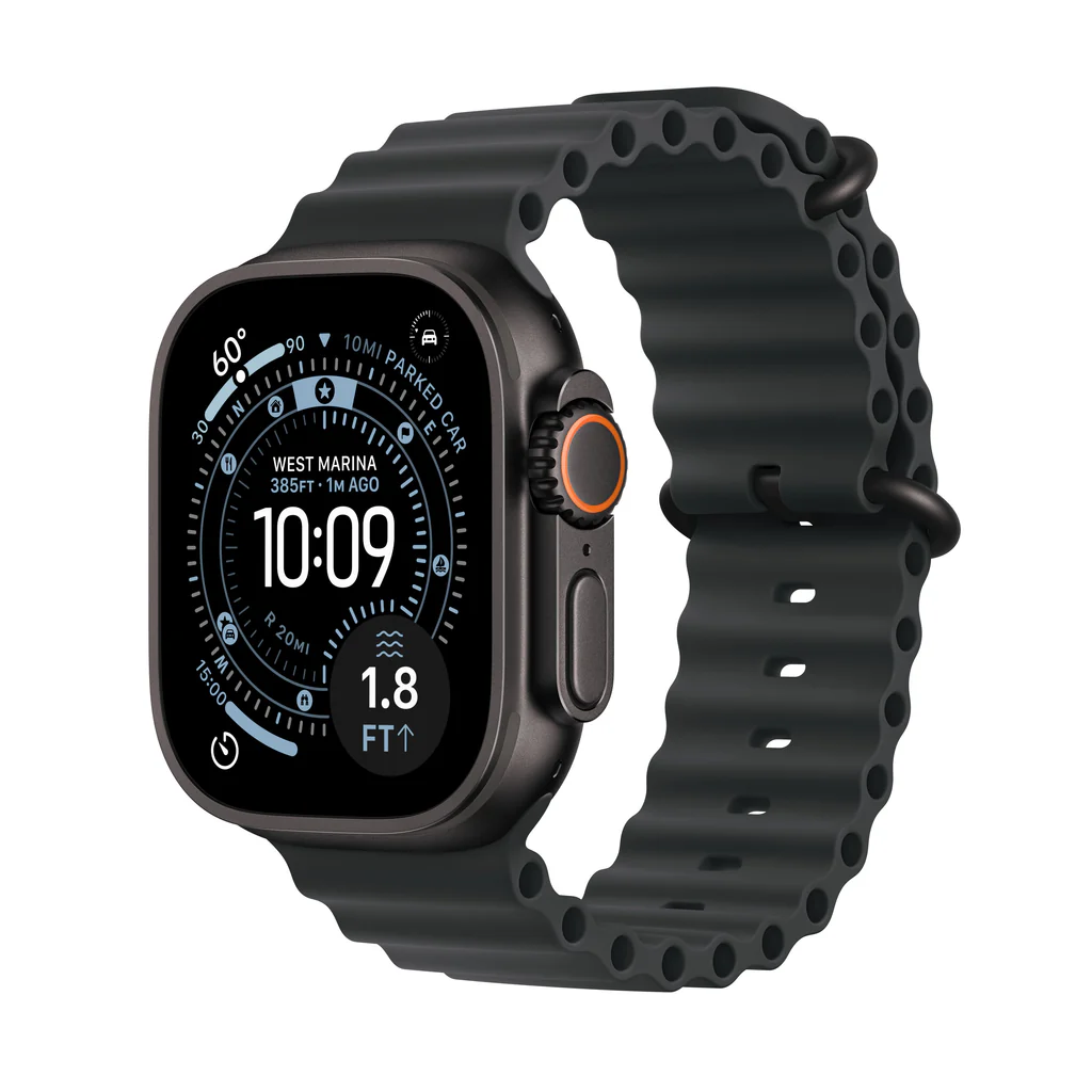 اپل واچ اولترا ۲ ۴۹ میلیمتری Apple Watch Ultra2 Black Ti Black Ocean Band
