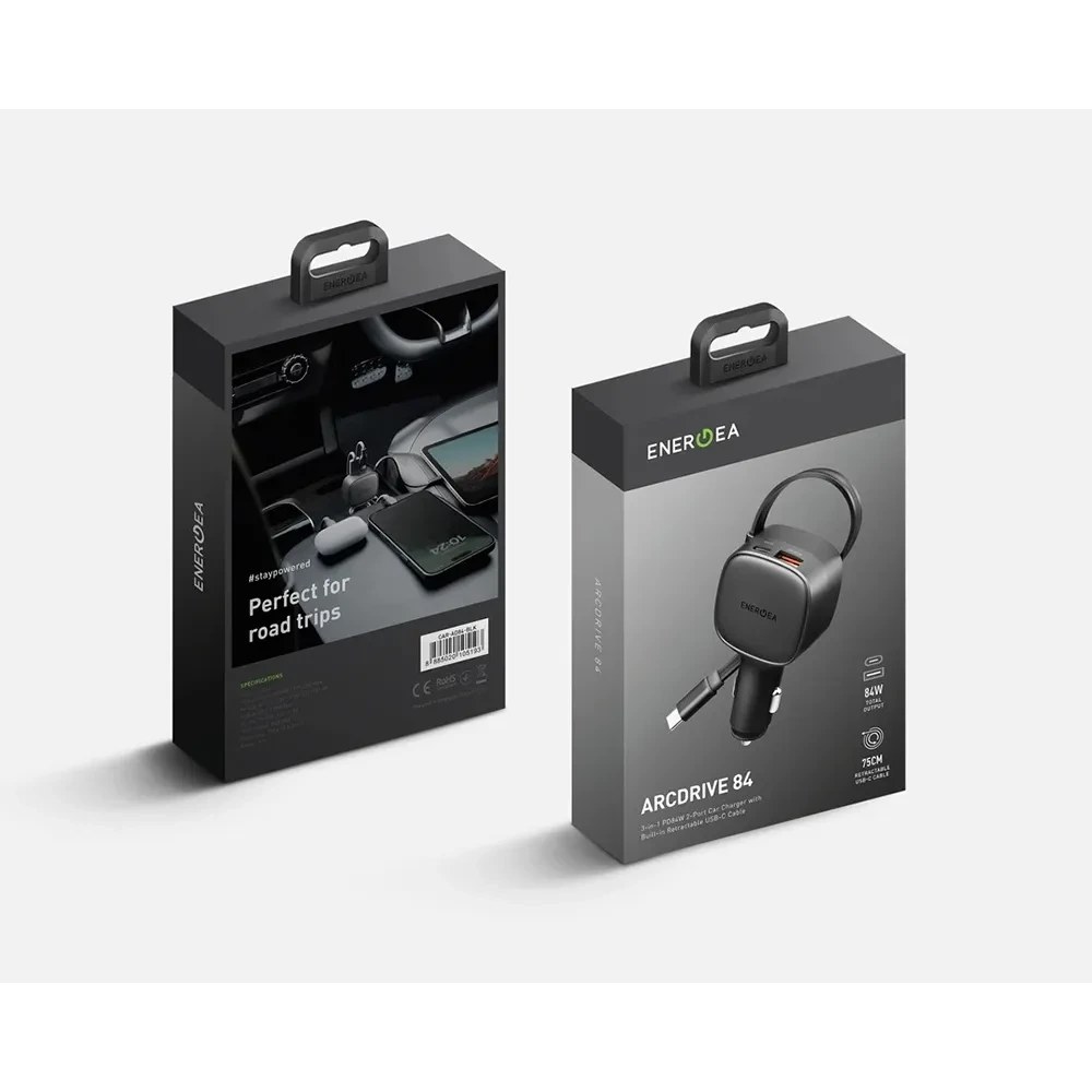 شارژر فندکی 84 وات انرژیا ENERGEA ArcDrive 84 با کابل