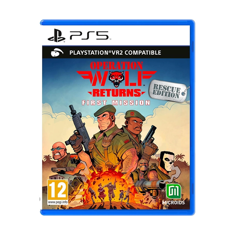 کارکرده : دیسک بازی Operation Wolf Returns: First Mission مخصوص PS5