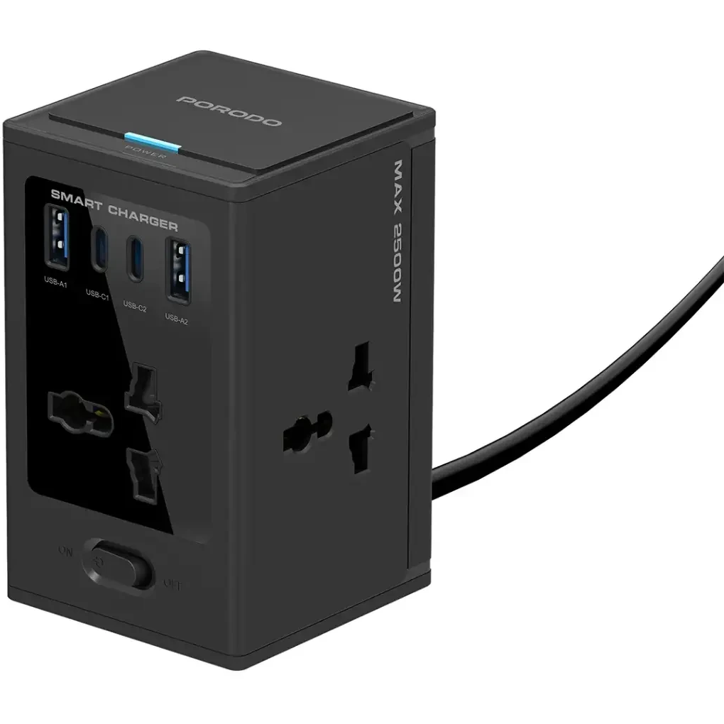 آداپتور چند پورت پرودو مدل Universal GaN Porodo