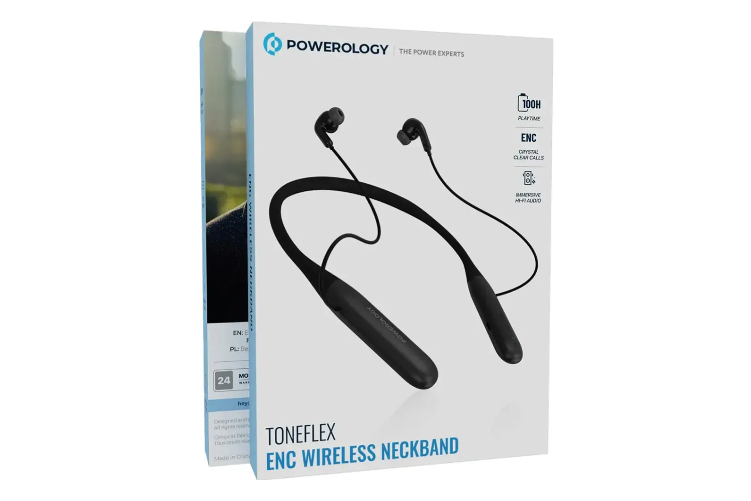 هندزفری پاورولوجی گردنی مدل Toneflex Powerology ENC Wireless Neckband