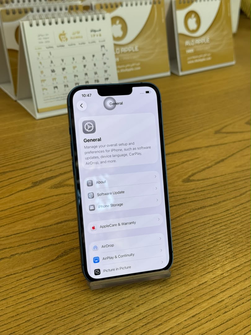 کارکرده : آیفون ۱۳ نرمال حافظه ۱۲۸ گیگابایت و رم ۴ گیگابایت آبی چین iPhone 13 128 Gb Blue CHA