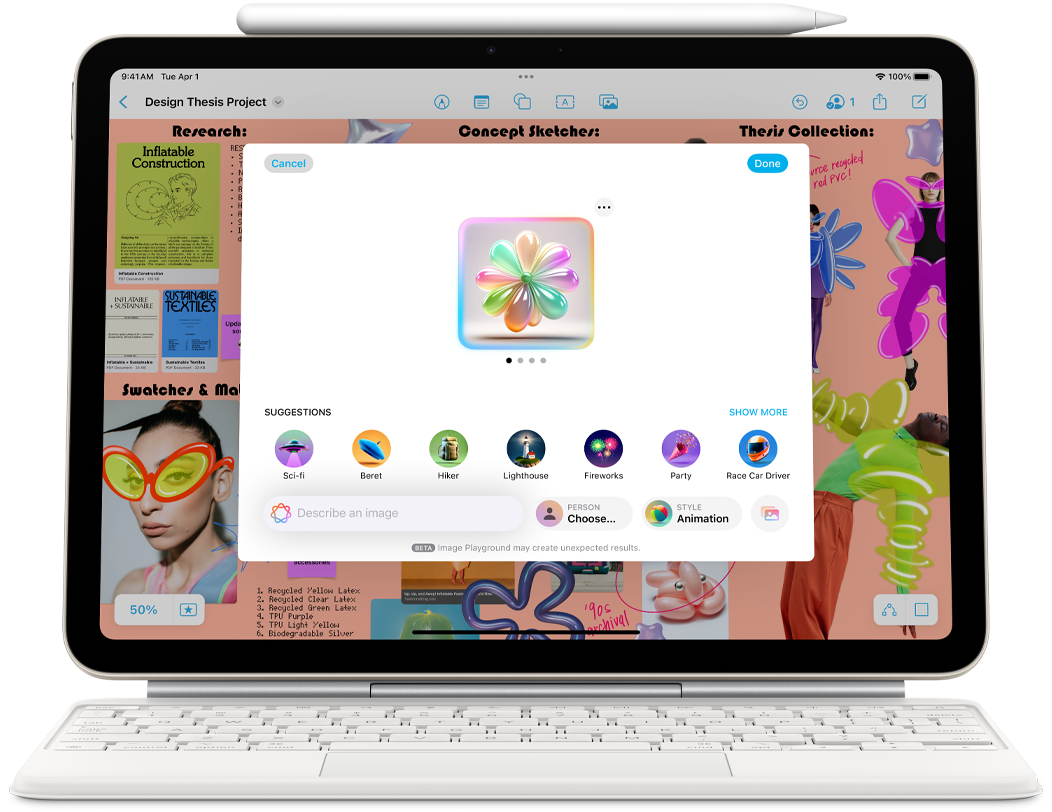 آیپد ایر 7 13 اینچ پردازنده M3 رم ۸ گیگابایت حافظه داخلی 128 گیگابایت  iPad Air 7 13inch 128Gb M3