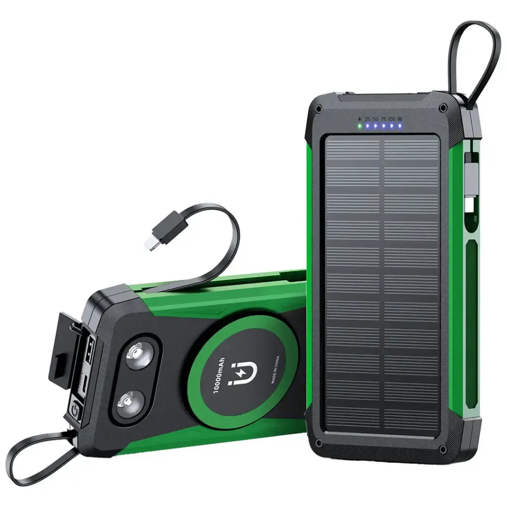 پاوربانک خورشیدی گرین لاین Solar Trex ظرفیت 10000mAh