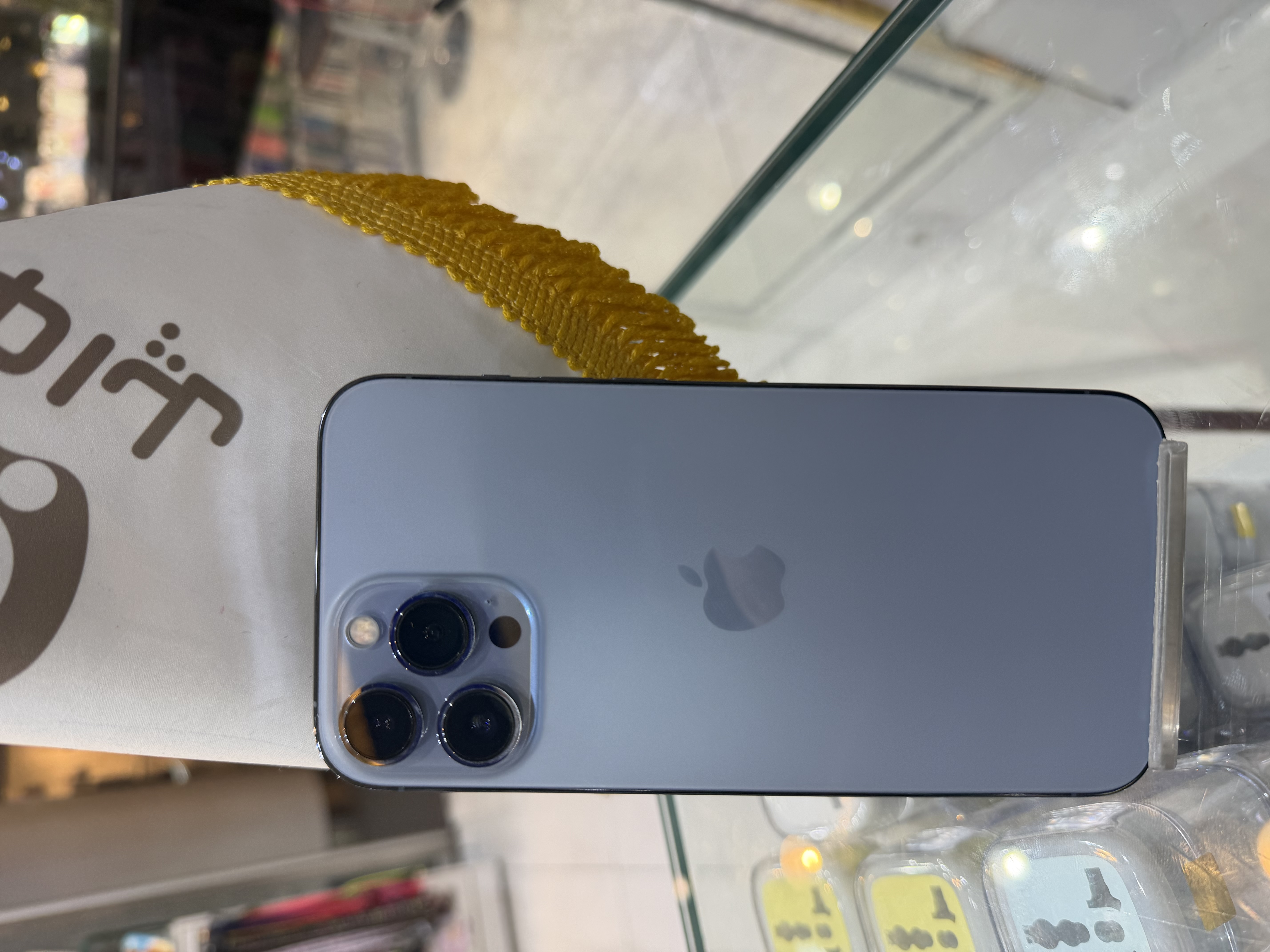کارکرده : آیفون ۱۳ پرومکس حافظه ۵۱۲ گیگابایت و رم ۶ گیگابایت آبی سنگاپور iPhone 13 Pro Max 512 Gb Blue ZAA