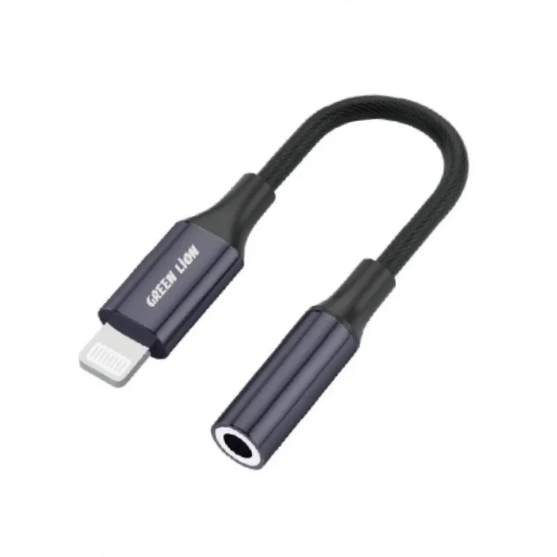 مبدل لایتنینگ به AUX گرین‌لاین مدل GNEALTG35MM – صدای Lossless و متریال پریمیوم Green Lion Earphone Adapter