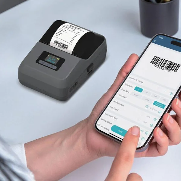 پرینتر حرارتی قابل حمل گرین لاین مدل GNTHPRINTGY Green Lion Thermal Printer