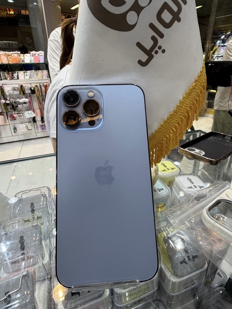 کارکرده : آیفون 13 پرومکس حافظه 256 گیگابایت و رم 6 گیگابایت آبی سنگاپور iPhone 13 Pro Max 256 Gb Blue ZAA