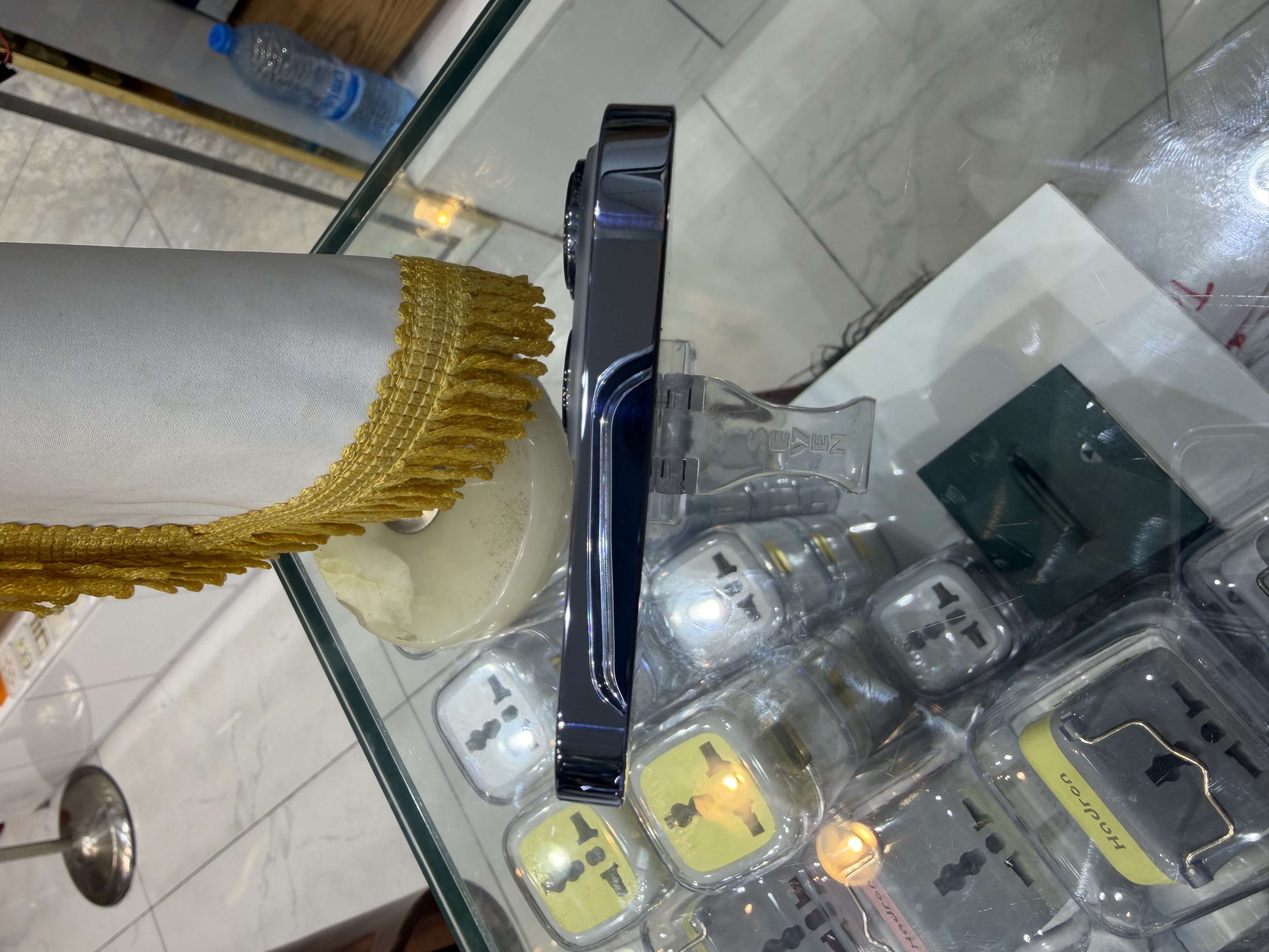 کارکرده : آیفون ۱۳ پرومکس حافظه ۲۵۶ گیگابایت و رم ۶ گیگابایت آبی سنگاپور iPhone 13 Pro Max 256 Gb Blue ZAA