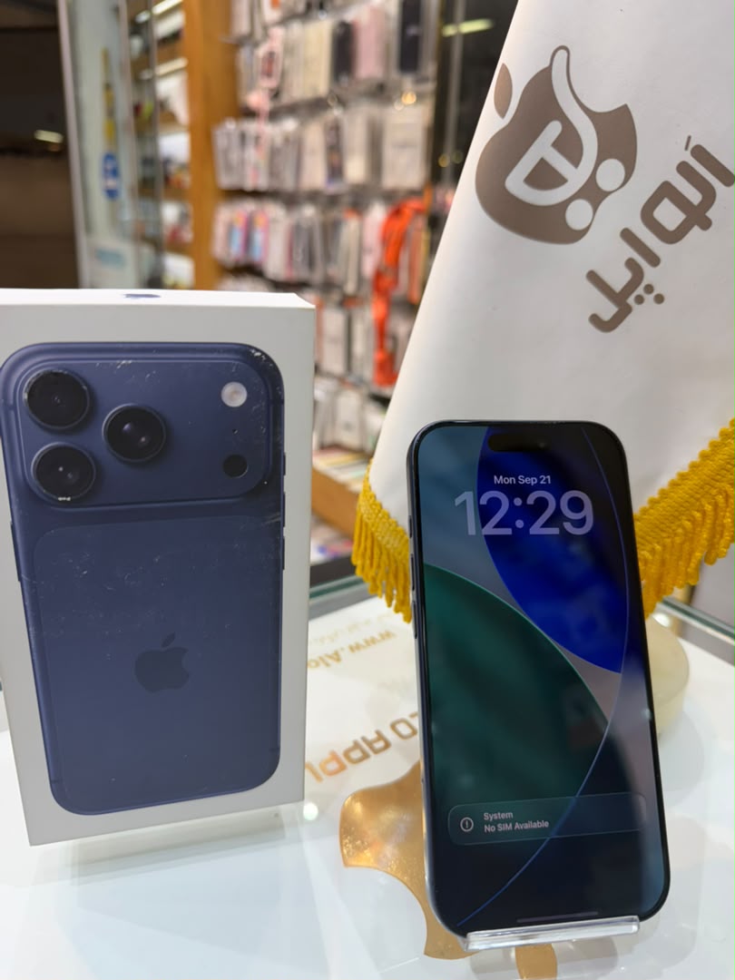 کارکرده : آیفون ۱۷ پرو حافظه ۲۵۶ گیگابایت و رم ۱۲ گیگابایت آبی سنگاپور iPhone 17 Pro 256 Gb Blue ZAA