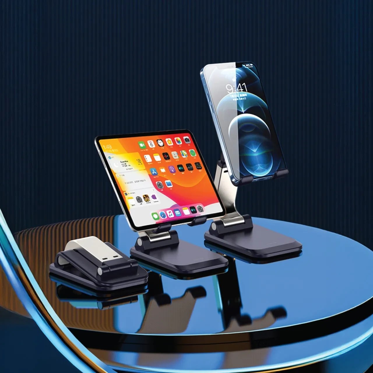 پایه نگهدارنده موبایل و تبلت گرین لاین مدل M2 تاشو چند زاویه ای Green Lion M2-FOLDABLE